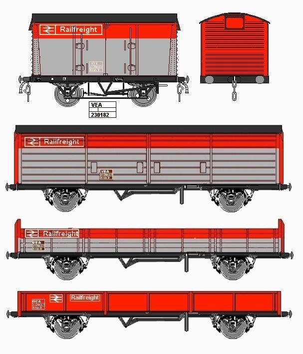 'Railfreight' era - 1980 - goods stock liveries