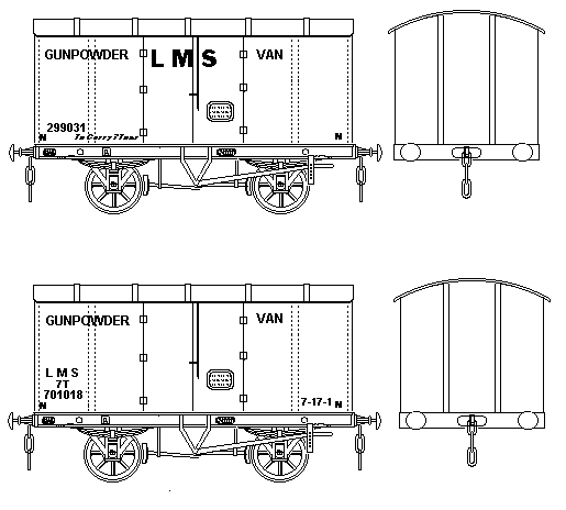 LMS powder van livieries