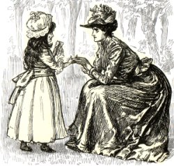 Woman and child in 1890