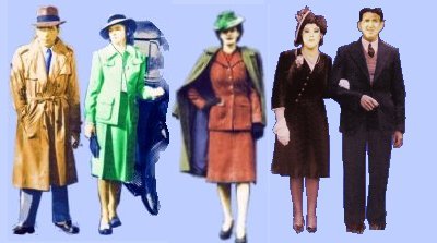 Typical Dress in World War Two