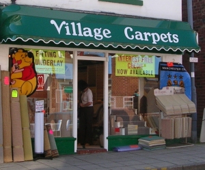 High street carpet and rug shop