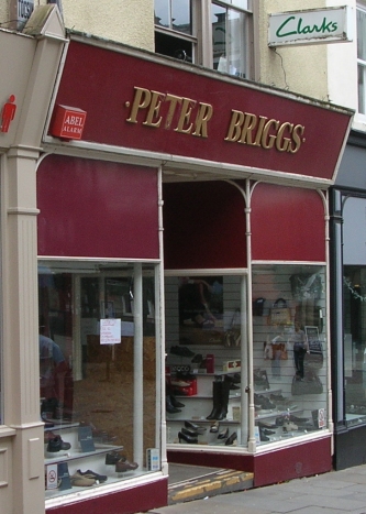 High street shoe shop in 2007
