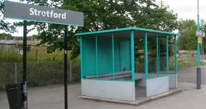 Manchester tram shelter