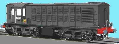 Sketch of the 10800 Bo-Bo prototype loco