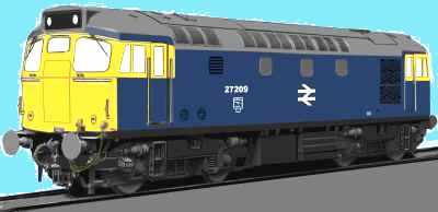 Sketch of a Class 27 loco