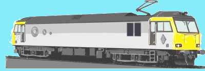 Sketch of a Class 92 loco