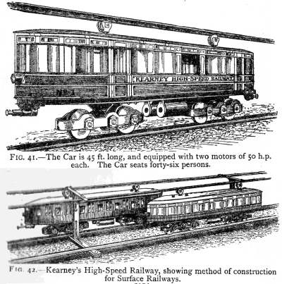 Sketches of the Kearney vertical bi-rail prototype and production design
