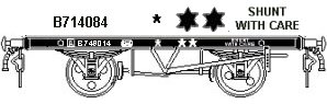 Sketch of chassis livery for demountable tanks