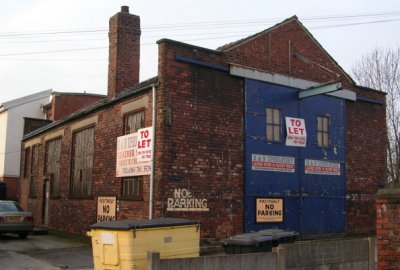 Photo of a typical brick-built 'back street' industrial building