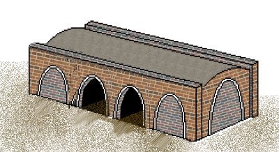 Sketch showing typical Scotch  kiln as used for bricks and tiles