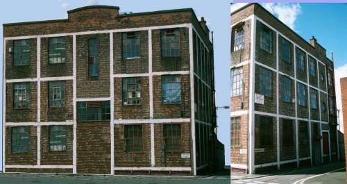 Photo showing Steel framed industrial building