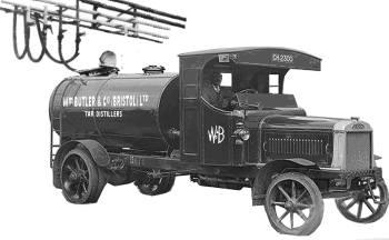 Sketch of Typical road tanker from about 1930
