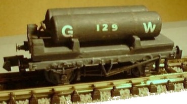 GWR gas tank wagon made from the W & T kit