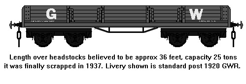 GWR bogie open wagon