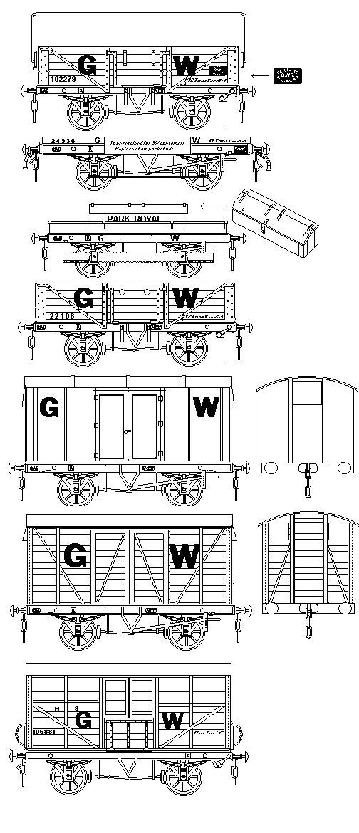 early GWR livery illustrations