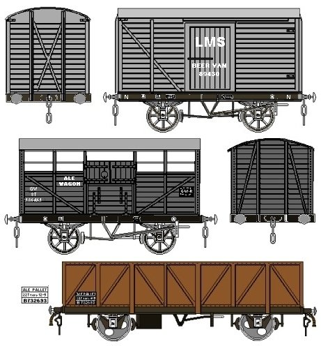 Fig ___ Ale wagons and road/rail beer tanks