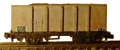 Model of a POA scrap metal wagon