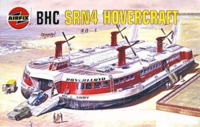 Cover art from Airfix SRN 4 hovercraft kit
