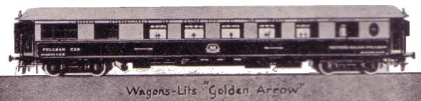 sketch of wagon lit brake van