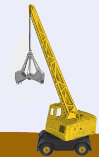 Small Coles mobile crane as used by BR
