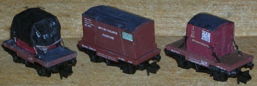 photo of Peco containers some modified as A types